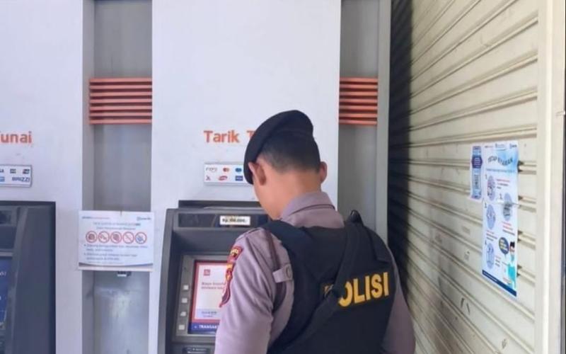 Sat Samapta Polres Kaur, Melaksanakan Patroli dengan Sasaran Objek Vital Bank