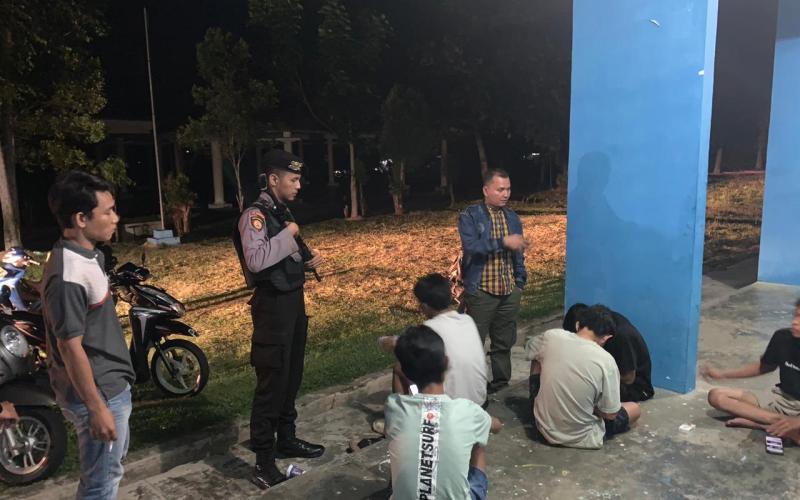 Patroli KRYD, Gabungan Piket Fungsi Polres Kaur di Seputaran Wilayah Kecamatan Kaur Selatan