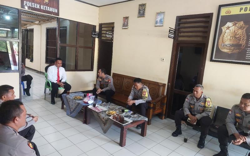 Polsek Ketahun Gelar Anev Mingguan Pagi Bentuk Evaluasi Kinerja
