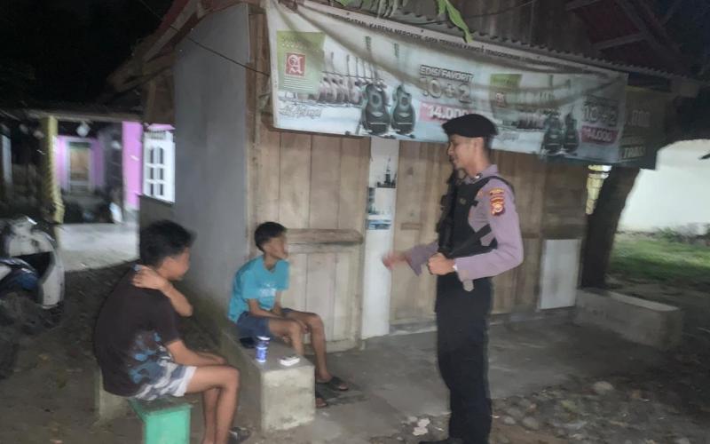 Cegah Tindakan Kriminal, Personel Sat Samapta Polres Kaur Lakukan Patroli Presisi