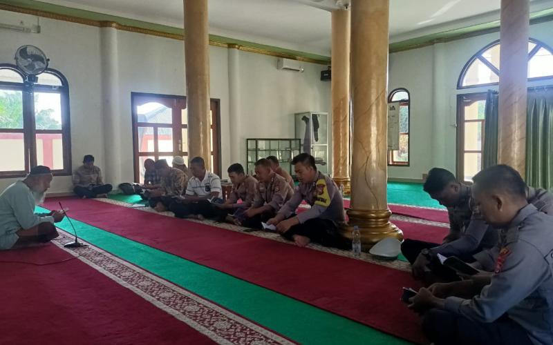 Tingkatakan Keimanan, Personel Polres Kaur dan Polsek Jajaran Gelar Binrohtal 