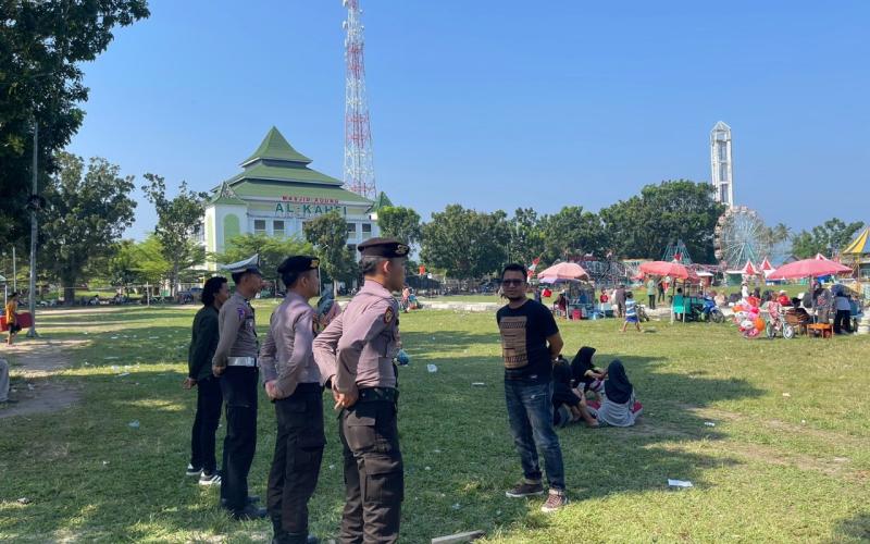 Meriahakan HUT RI Ke 79, Polres Kaur Berikan Pengamanan Turnament Sepak Bola Dandim Cup