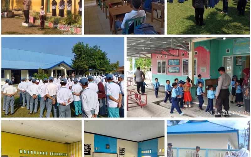 Berikan Pembinaan Tentang Hukum, Polres Kaur dan Polsek Jajaran Gelar Police Go To School
