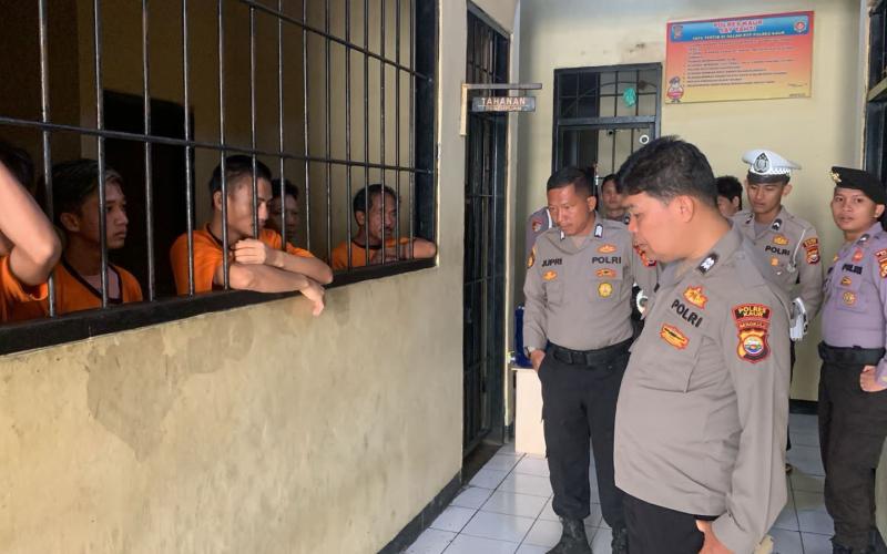 Pastikan Aman Terkendali, KSPK dan Piket fungsi Cek dan Kontrol Tahanan