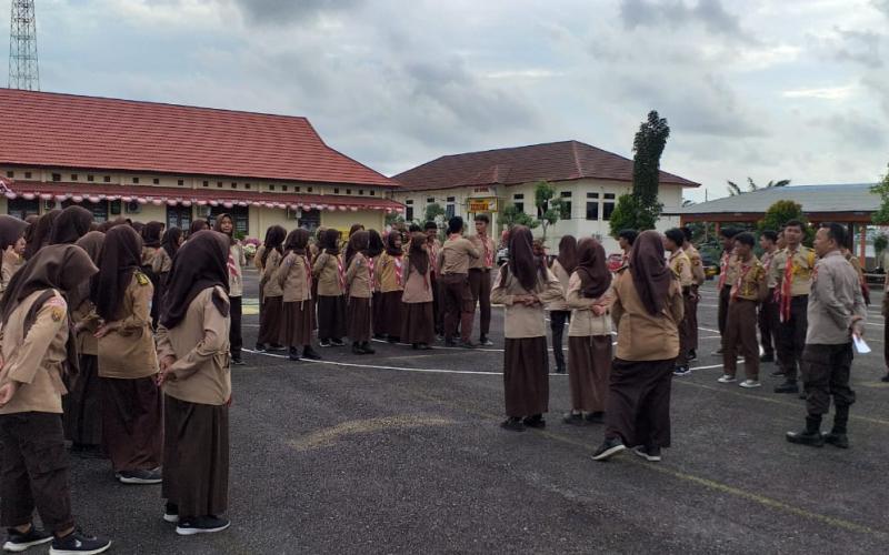 Sat Binmas Polres Kaur Laksanakan Pembinaan dan Pelatihan Anggota Pramuka Saka BhayangkaraSat Binmas Polres Kaur Laksanakan Pembinaan dan Pelatihan Anggota Pramuka Saka Bhayangkara