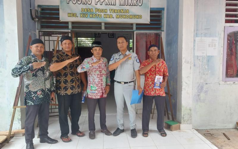 Jasa Raharja Bengkulu Gencar Sosialisasi Patuh Pajak Kendaraan Ke Desa-Desa