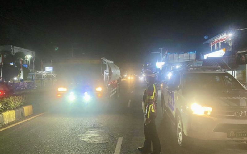 Jelang Pilkada 2024, Satlantas Polres Mukomuko Rutin Laksanakan Patroli Malam