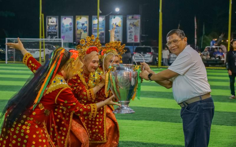 Final Turnamen Mini Soccer Kajati Cup Meriah, Kejari Seluma Tampil Juara 1