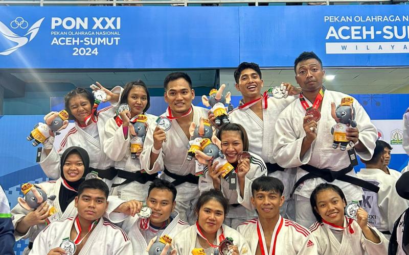 3 Atlet Judo Polri Tambah Emas dan Perak di PON XXI Aceh Sumut