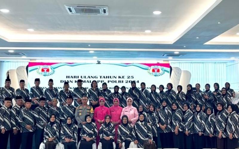 HUT Ke-25 Dian Kemala PP Polri Tahun 2024, Komitmen Menjadi Inspirasi Kehidupan yang Harmonis dalam Keluarga
