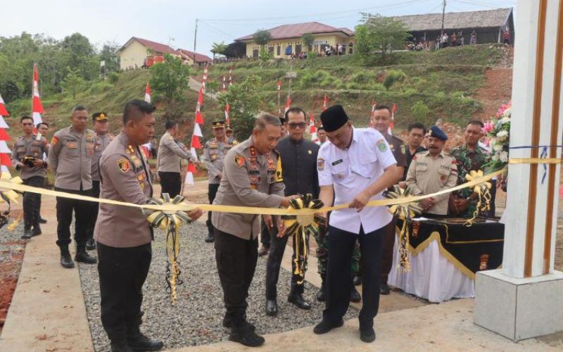 Kunker Ke Mapolres Benteng, Kapolda Bengkulu Resmikan Lapangan Multifungsi Wicaksana Laghawa