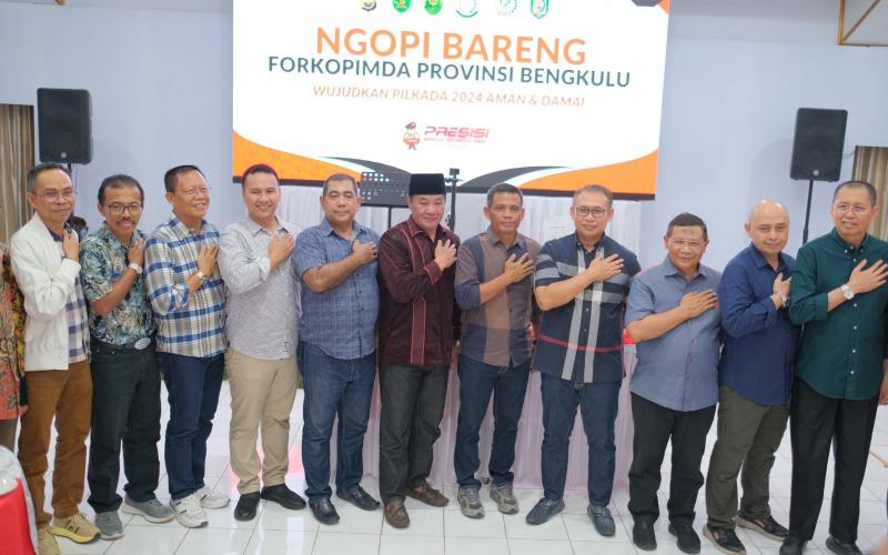 Ngopi Bareng Forkopimda, Kapolda Ajak Perkuat Kerja Sama untuk Amankan Pemilukada 2024