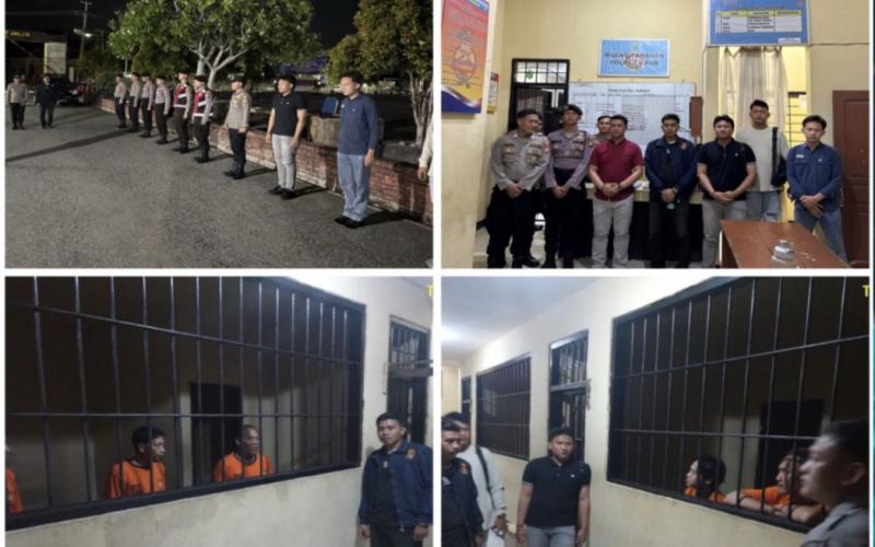 Si Propam Polres Kaur Polda Bengkulu Lakukan Pengecekan Personel dan Tahanan