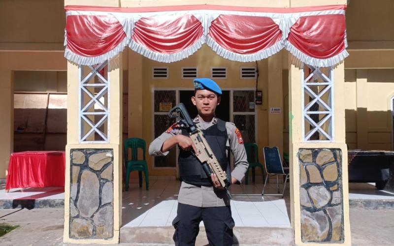 Kantor Penyelenggara Pemilu di Kabupaten Kepahiang Dijaga Polisi 24 Jam