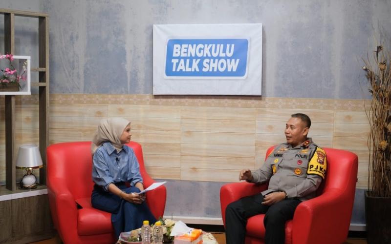 Wujudkan Pemilukada Damai, Kapolda Bengkulu Talkshow Di BE TV