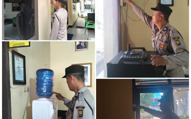 Polres Kaur Tingkatkan Kewaspadaan dan Kesiapsiagaan dengan Pengecekan Instalasi Listrik di Mako