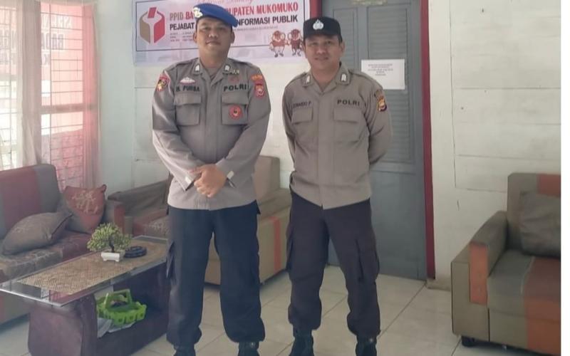 Polres Mukomuko Tingkatkan Keamanan di Kantor Bawaslu dan KPU untuk Pilkada 2024