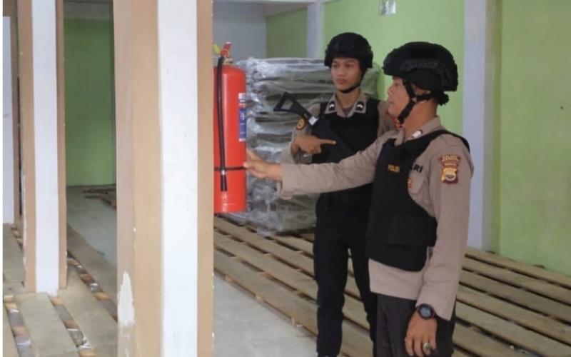 Polres Mukomuko Perketat Patroli dan Pengamanan Gudang Logistik KPU Jelang Pilkada 2024