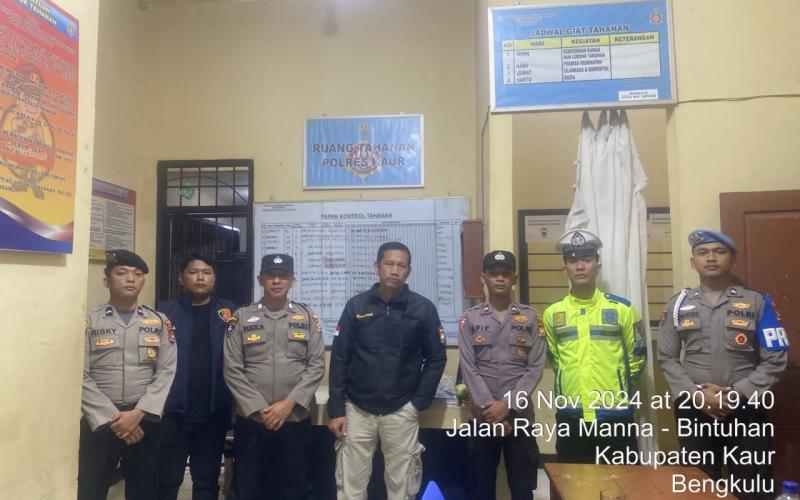 Jamin Kemanan dan Kenyamanan, Polres Kaur Laksanakan Pemeriksaan dan Cek Ruang Tahanan 