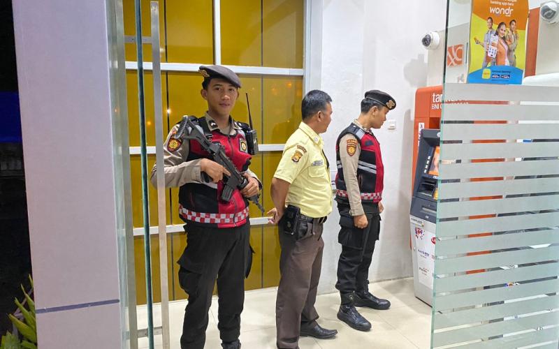 Sat Samapta Polres Kaur Laksanakan Patroli dan Pengecekan Objek Vital Imbau Waspada Tindak Pidana 