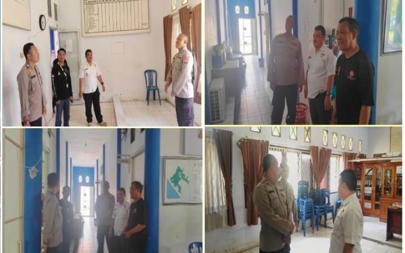 Monitoring dan Pemantauan Gudang Penyimpanan Logistik Pemilu 2024 di Kecamatan Ratu Samban