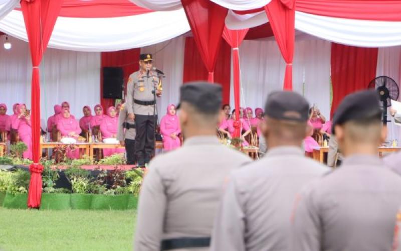 Bentuk kepedulian Kapolda Bengkulu , Lakukan Pembinaan Personil Agar menjadi Pribadi yang lebih baik