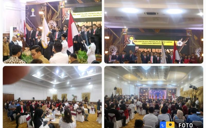 Sat Intelkam Polresta Bengkulu Laksanakan Pengamanan Pelantikan Ketua BPD HIPMI Bengkulu Periode 2024-2027