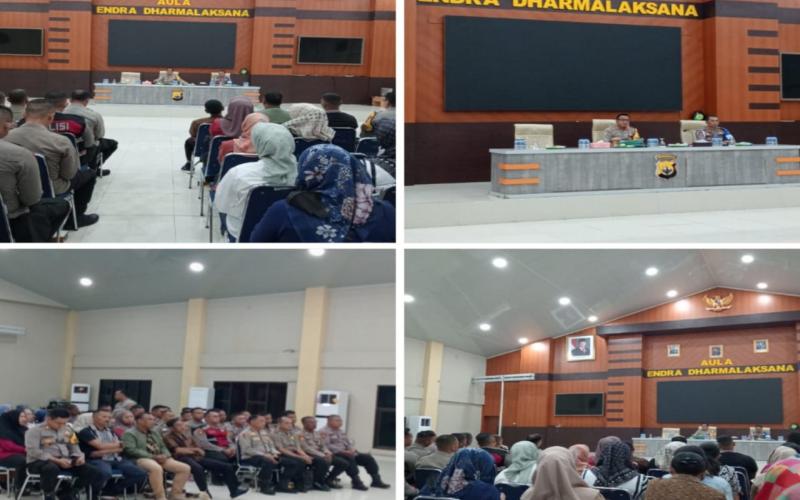 Wakapolresta Bengkulu Berikan Arahan kepada Personel Binsuspers di Polresta Bengkulu
