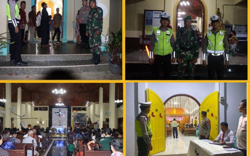 Polres Bengkulu Utara Siap All Out Amankan Ibadah Malam Natal 2024