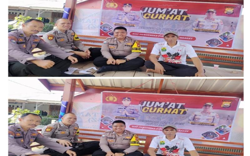 Polsek Ratu Agung Gelar Kegiatan Jumat Curhat di Kelurahan Nusa Indah untuk Tingkatkan Hubungan dengan Warga