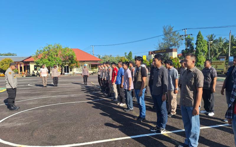 Polres Kaur Laksanakan Apel Pengecekan Giat UKL Regu III