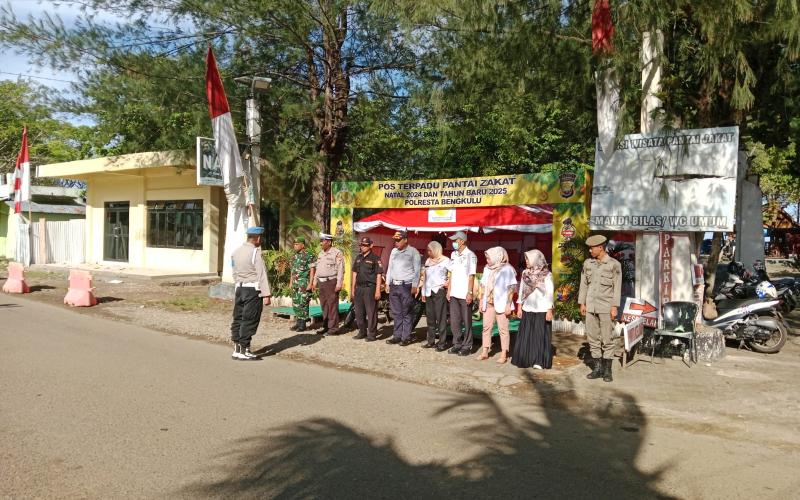 Patroli Ops Lilin Nala 2024 di Pantai Panjang, Ciptakan Suasana Aman dan Kondusif