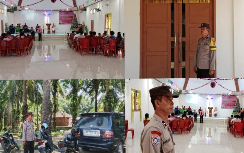 Polsek Kampung Melayu Berikan Pengamanan Khidmat pada Ibadah Mingguan Gereja GPI Sumber Jaya