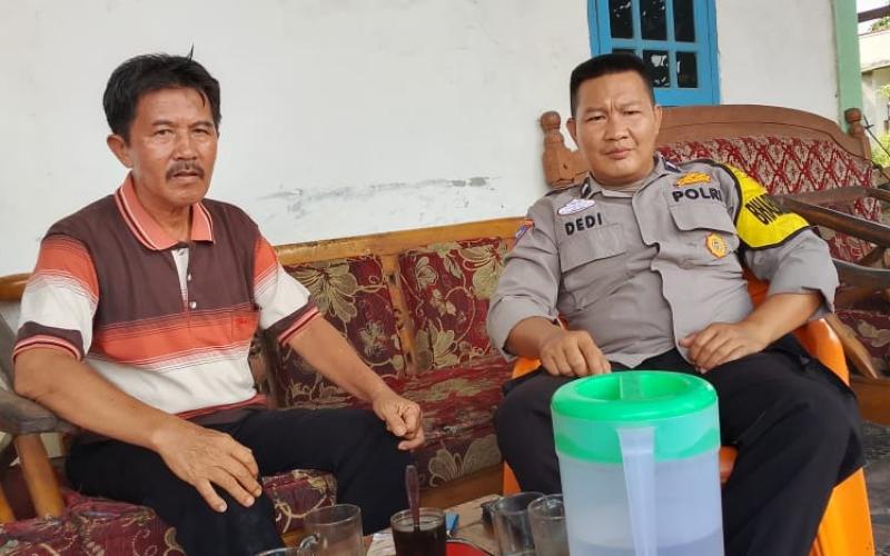 Bhabinkamtibmas Kelurahan Betungan Perkuat Silaturahmi dengan Warga Lewat Sambang DDS