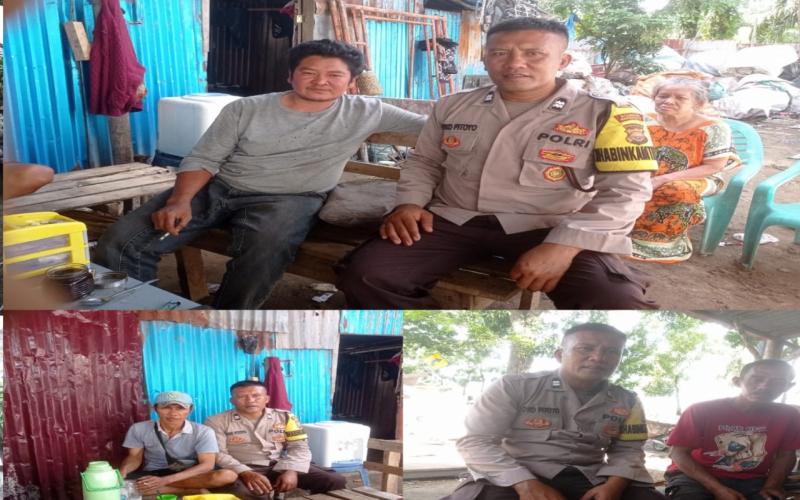 Bhabinkamtibmas Kelurahan Pekan Sabtu Ajak Warga Tingkatkan Kewaspadaan Lewat Sambang DDS