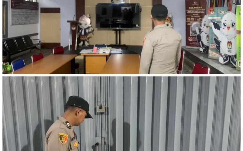 Satgas Preventif Jaga Kondusivitas Kantor KPU Kota Bengkulu