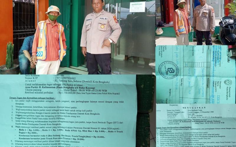 Cegah Pungli, Polsek Muara Bangkahulu Melakukan Pengawasan dan  Pengecekan Petugas Parkir