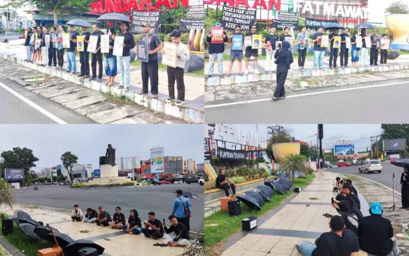 Aksi Kamisan di Kota Bengkulu, Tuntut Penyelesaian Kasus Korupsi dan KKN