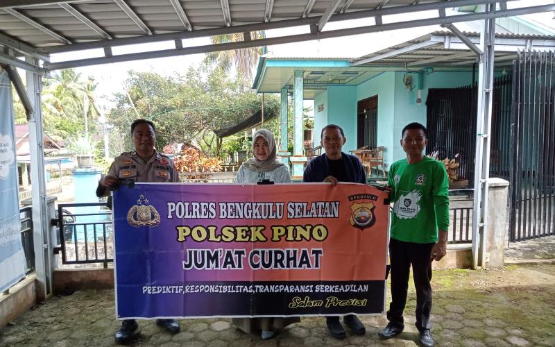 Sat Binmas Polres Bengkulu Selatan Gelar Jumat Curhat, Tampung Keluhan Warga Terkait Kamtibmas dan Infrastruktur