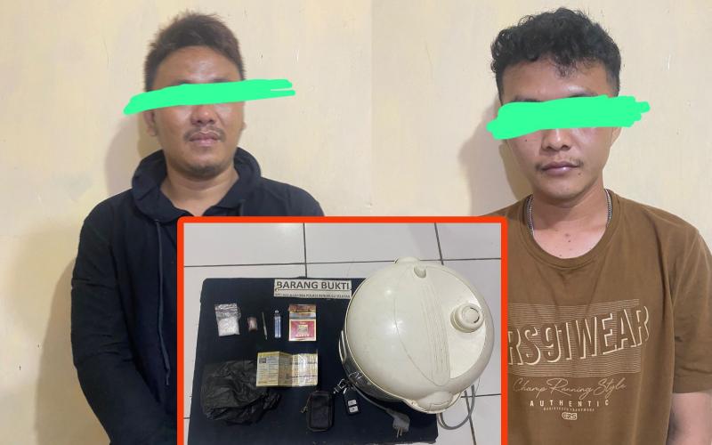 Simpan Sabu, 2 Warga Lahat Diamankan Polres Bengkulu Selatan di Kontrakan