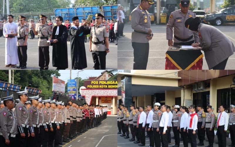 Sertijab Kabag SDM, Kabag Log, dan Kapolsek Ratu Agung, Polresta Bengkulu Tampilkan Profesionalisme dan DedikasiSertijab Kabag SDM, Kabag Log, dan Kapolsek Ratu Agung, Polresta Bengkulu Tampilkan Profesionalisme dan Dedikasi