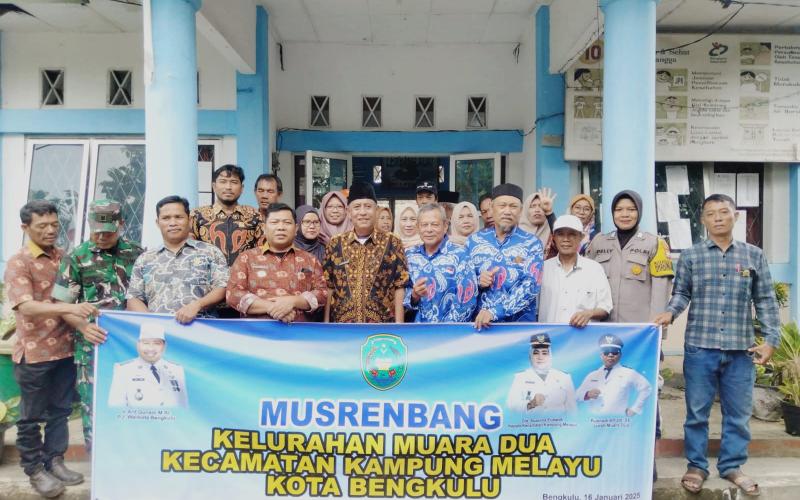 Polresta Bengkulu Lakukan Pendampingan Musrenbang Kelurahan Muara Dua, Kampung Melayu