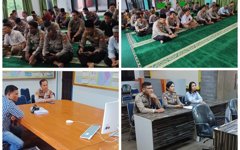 Polresta Bengkulu Tingkatkan Rohani dan Mental Personel melalui Kegiatan Zoom Binrohtal