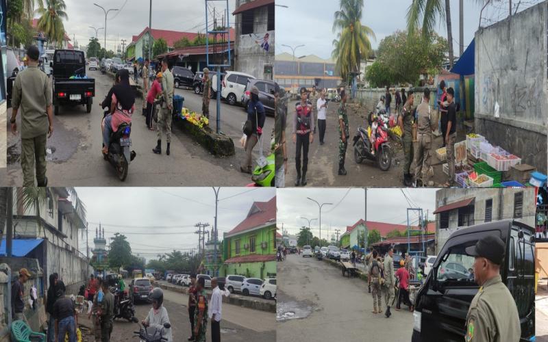 Polresta Bengkulu Amankan Penertiban Pedagang Kaki Lima di Depan Mega Mall dan PTM