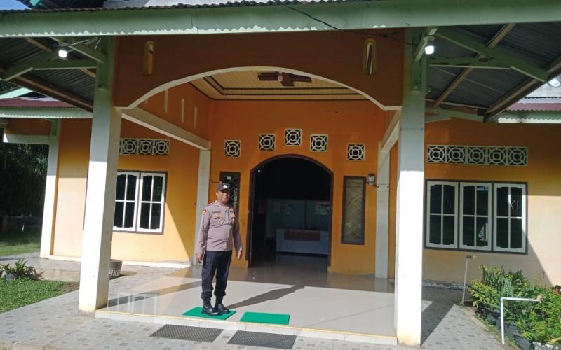 Polsek Kota Manna Berikan Pengamanan Ibadah Minggu di Enam Gereja