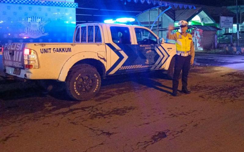 Blue Light Patrol, Sat Lantas Polres Kepahiang Berikan Rasa Aman kepada Masyarakat