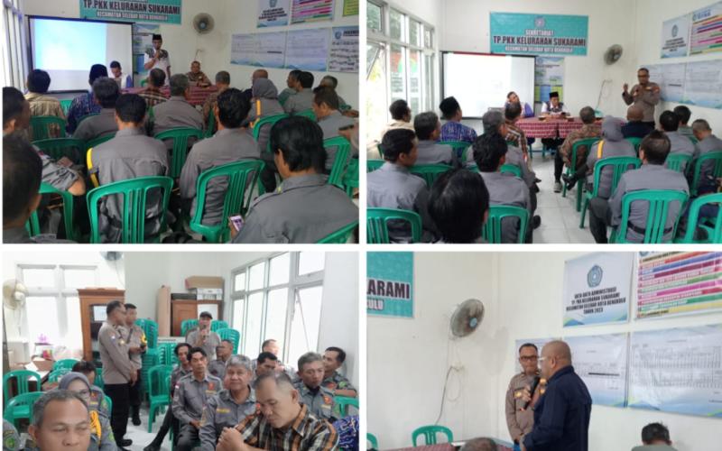 Sat Binmas Polresta Bengkulu Laksanakan Pembinaan dan Penyuluhan Kamtibmas di Kelurahan Sukarami