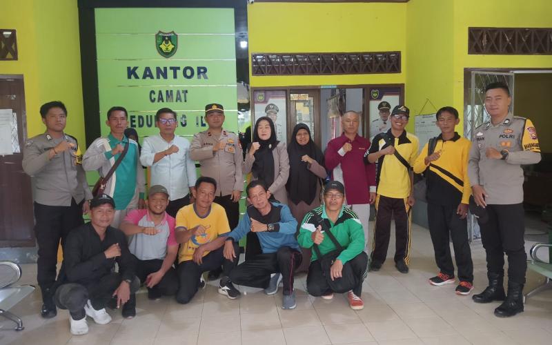 Kapolsek Kedurang Ilir Gelar Rapat Koordinasi untuk Percepat Swasembada Pangan