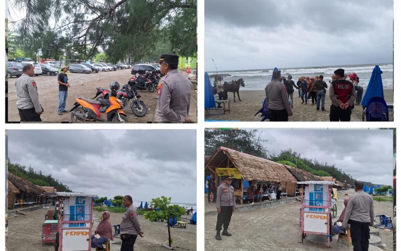 Polresta Bengkulu Amankan Arus Lalu Lintas di Pantai Panjang Selama Libur Panjang