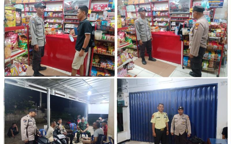 Patroli Rutin Polsek Kampung Melayu Jaga Keamanan dan Ketertiban Wilayah